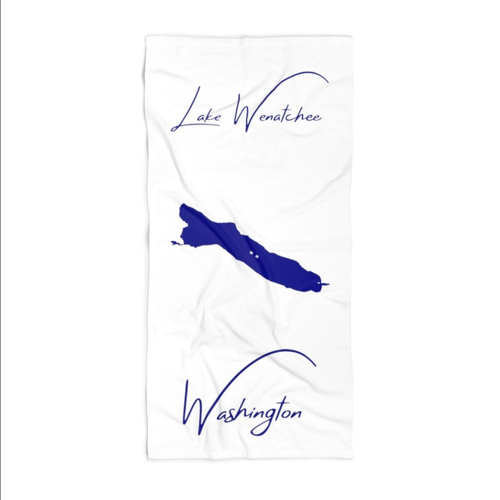 Washington  Lake  Wenatchee  Beach  Towel  front  position  view  from  front  36  x  72.webp