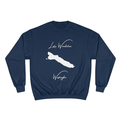 Washington  Lake  Wenatchee  Sweatshirt  front  position  view  from  front  navy.webp