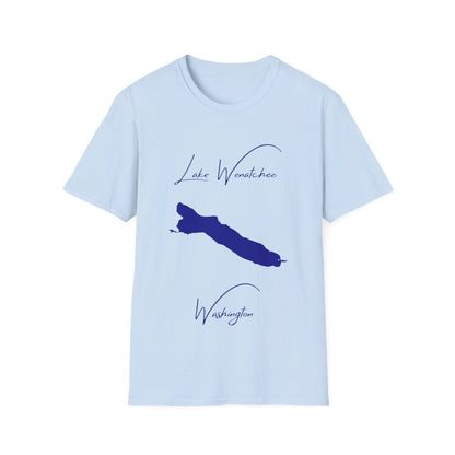 Washington  Lake  Wenatchee  T-shirt  front  position  view  from  front  light  blue.webp
