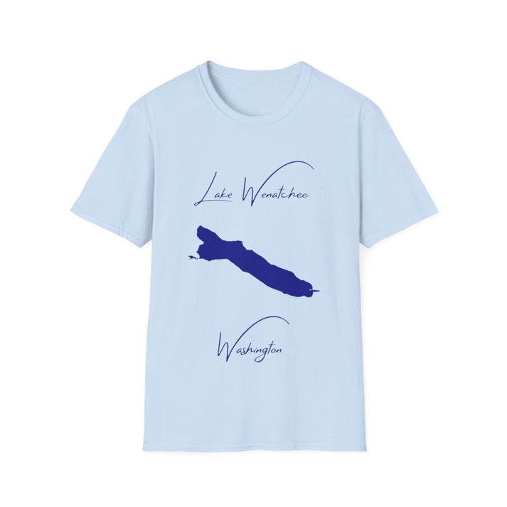 Washington  Lake  Wenatchee  T-shirt  front  position  view  from  front  light  blue.webp