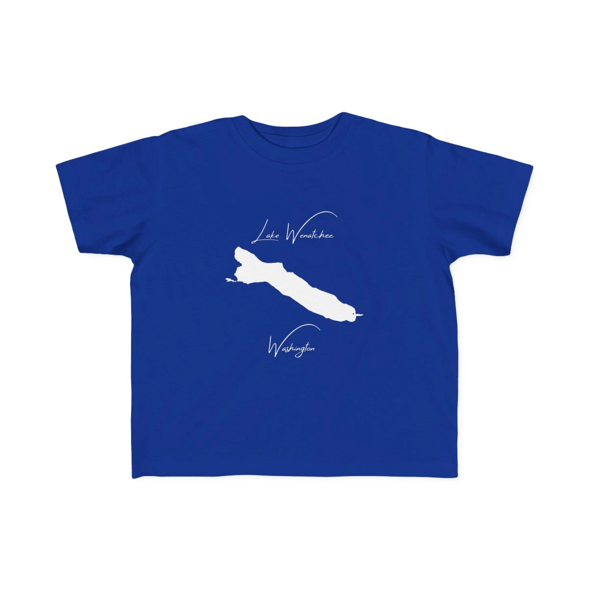 Washington  Lake  Wenatchee  Toddler  T-shirt  front  position  view  from  front  royal.webp