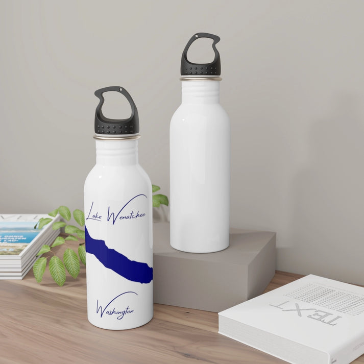 Washington  Lake  Wenatchee  Water  bottle  other  position  view  from  context-2  white.webp