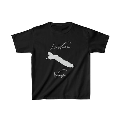 Washington  Lake  Wenatchee  Youth  T-shirt  front  position  view  from  front  black.webp