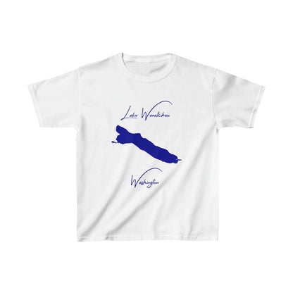 Washington  Lake  Wenatchee  Youth  T-shirt  front  position  view  from  front  white.webp