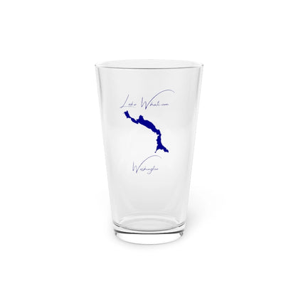 Washington  Lake  Whatcom  16oz  Pint  Glass  front  position  view  from  front  16oz.webp