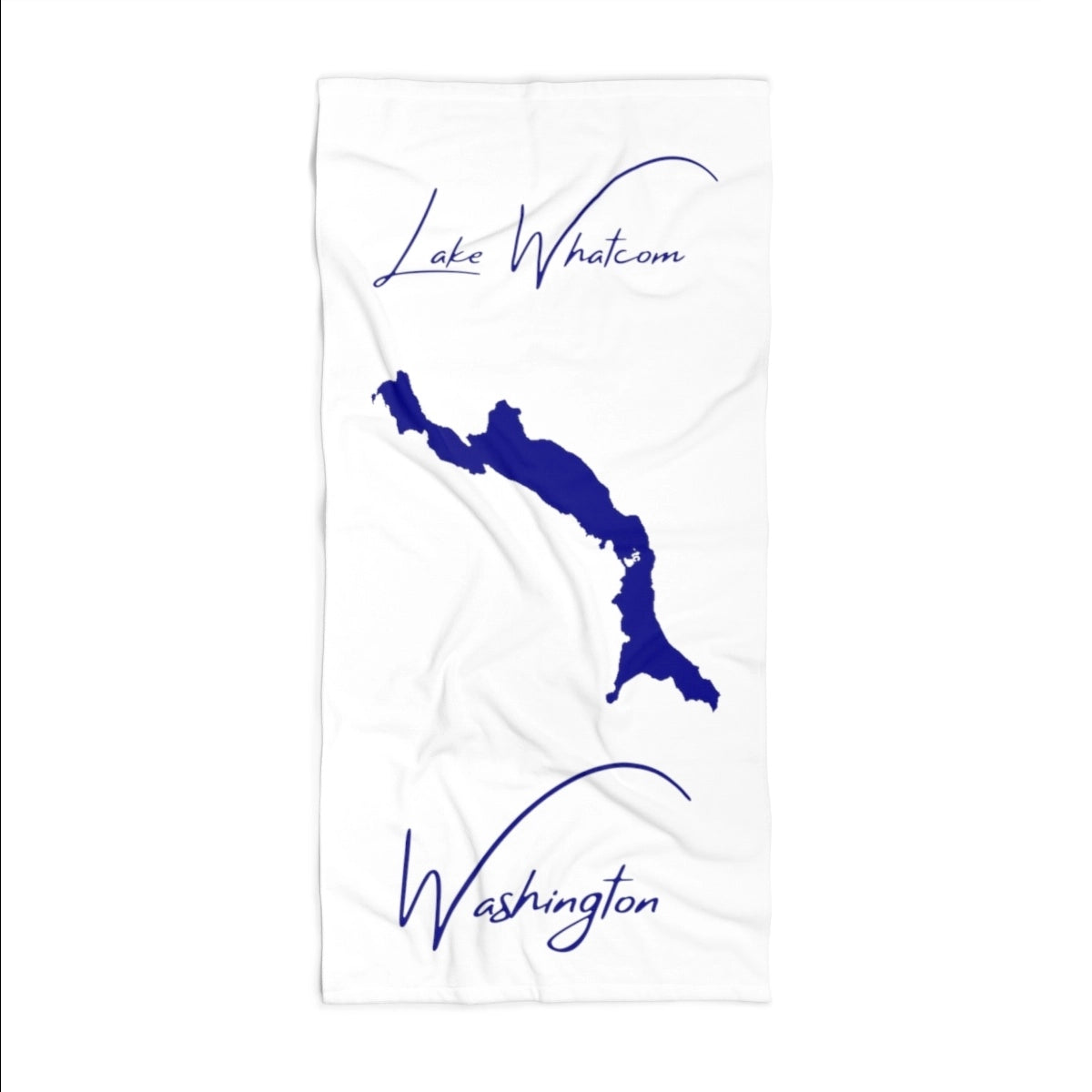 Washington  Lake  Whatcom  Beach  Towel  front  position  view  from  front  36  x  72.webp