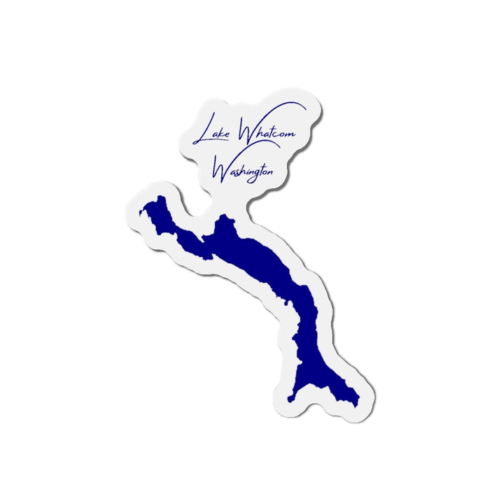 Washington  Lake  Whatcom  Die  Cut  Magnet  front  position  view  from  front  4  x  4.webp
