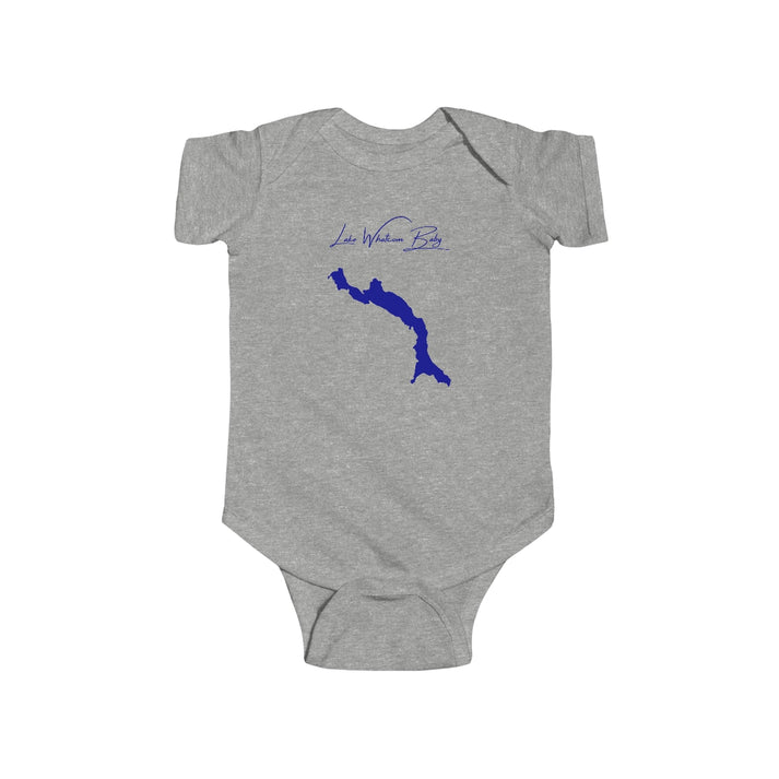 Washington  Lake  Whatcom  Onesie  front  position  view  from  front  heather.webp