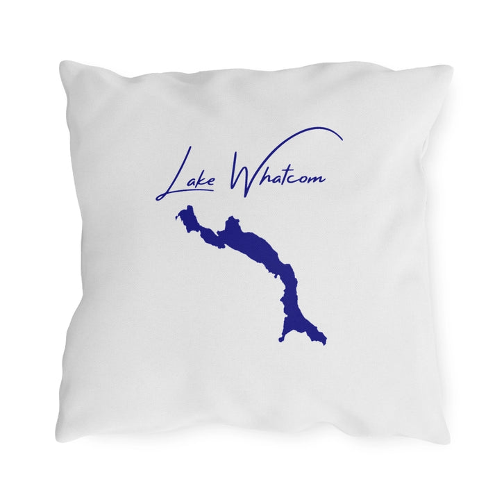 Washington  Lake  Whatcom  Outdoor  Pillow  back  position  view  from  back  18  x  18.webp