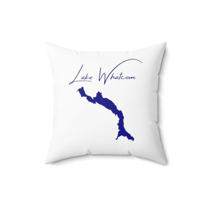 Washington  Lake  Whatcom  Pillow  front  position  view  from  front  16  x  16.webp