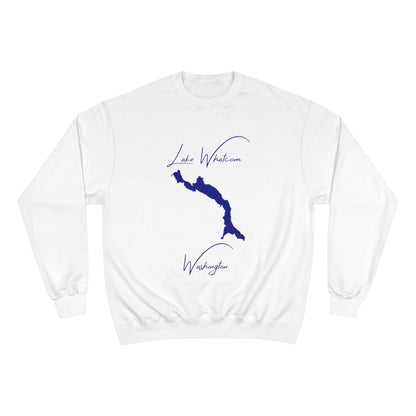 Washington  Lake  Whatcom  Sweatshirt  front  position  view  from  front  white.webp
