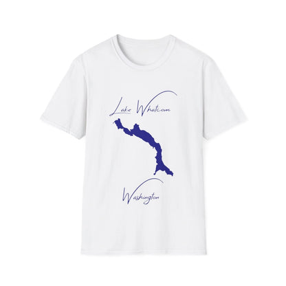 Washington  Lake  Whatcom  T-shirt  front  position  view  from  front  white.webp