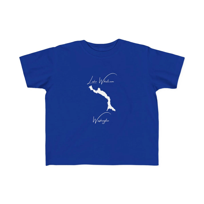 Washington  Lake  Whatcom  Toddler  T-shirt  front  position  view  from  front  royal.webp