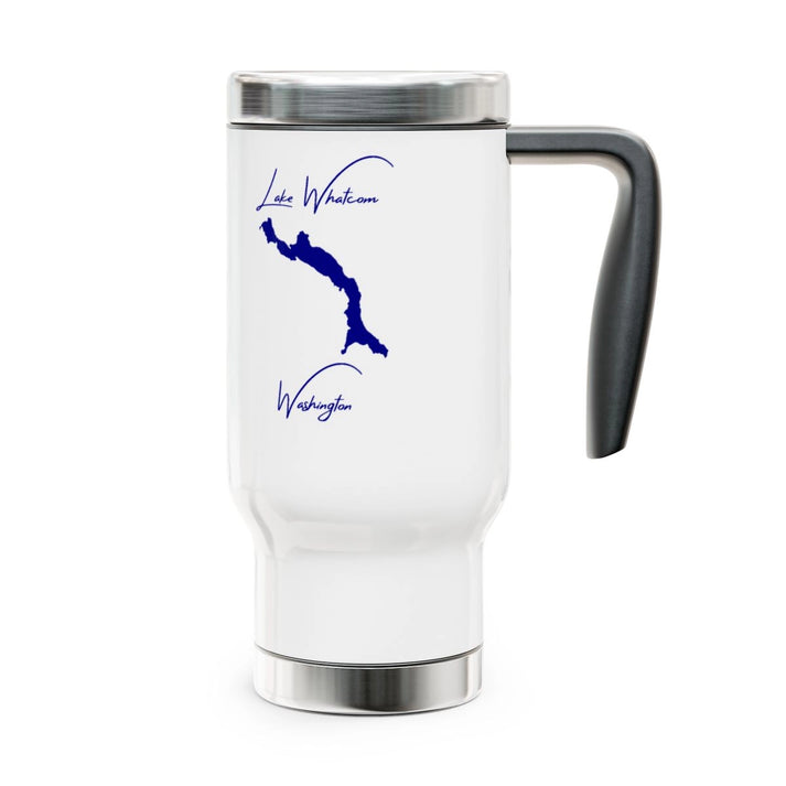 Washington  Lake  Whatcom  Travel  Mug  other  position  view  from  right  14oz.webp