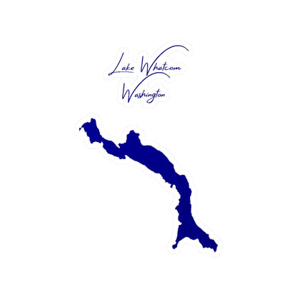 Washington  Lake  Whatcom  Vinyl  Decal  other  position  view  from  front  4  x  6.webp