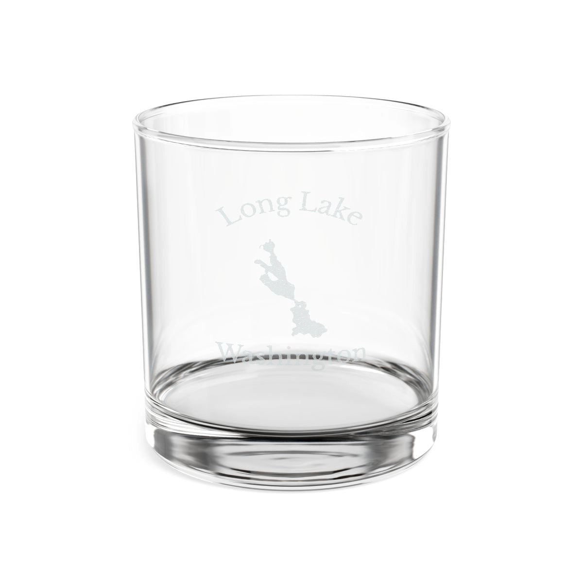 Washington  Long  Lake  Engraved  Whiskey  Glass  other  position  view  from  front  10.5oz.webp