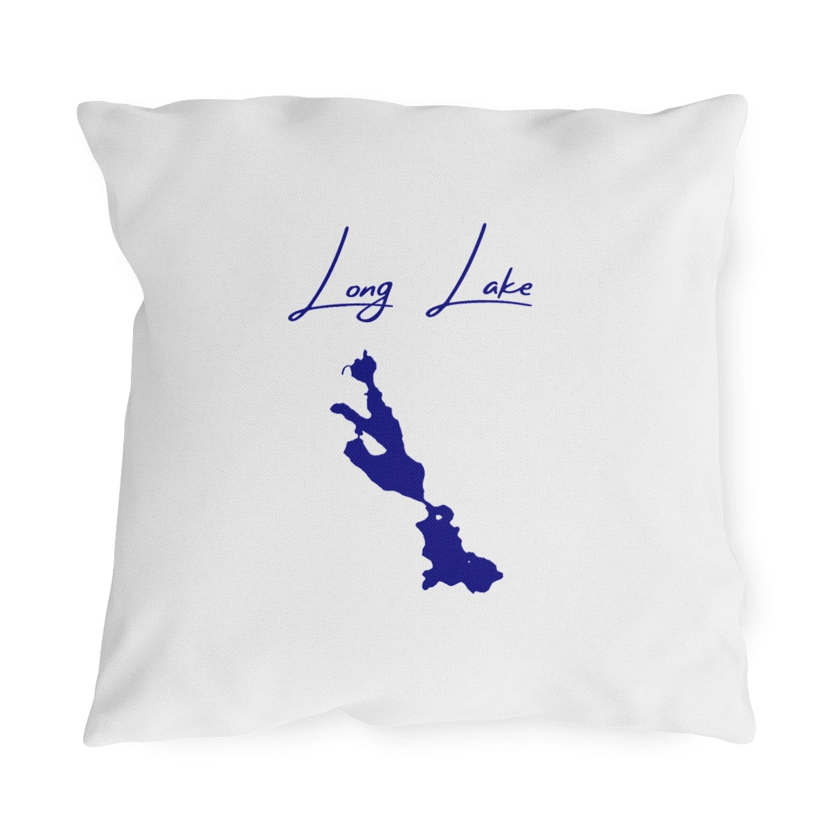 Washington  Long  Lake  Outdoor  Pillow  front  position  view  from  front  18  x  18.webp