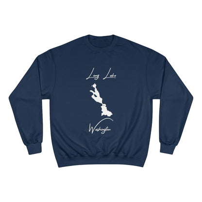 Washington  Long  Lake  Sweatshirt  front  position  view  from  front  navy.webp