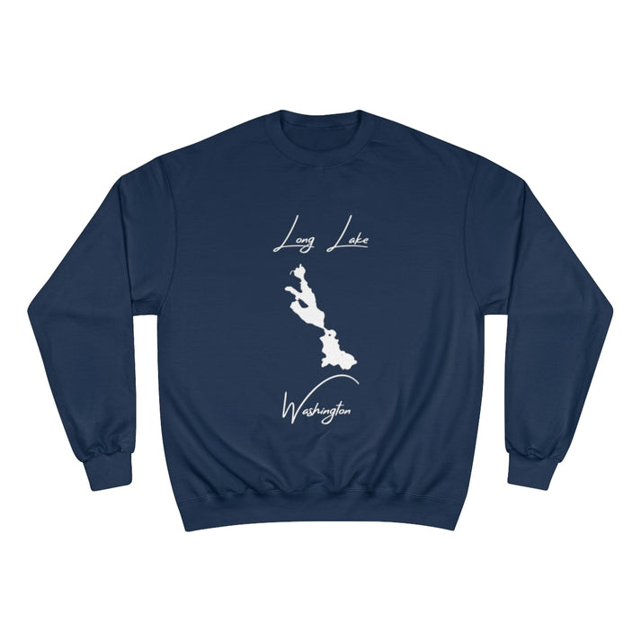 Washington  Long  Lake  Sweatshirt  front  position  view  from  front  navy.webp