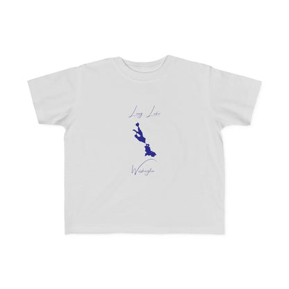 Washington  Long  Lake  Toddler  T-shirt  front  position  view  from  front  silver.webp