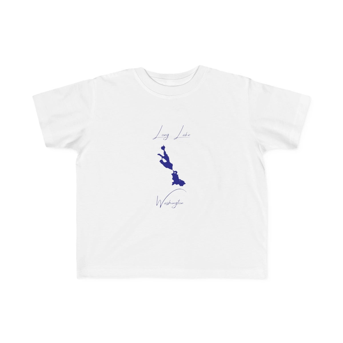 Washington  Long  Lake  Toddler  T-shirt  front  position  view  from  front  white.webp