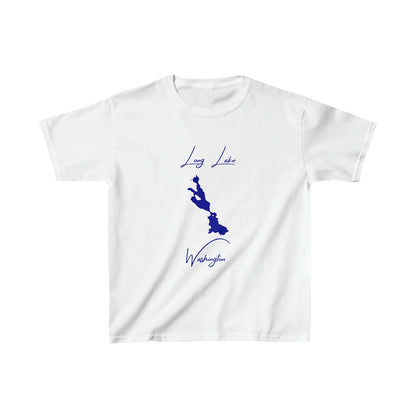 Washington  Long  Lake  Youth  T-shirt  front  position  view  from  front  white.webp