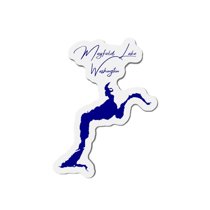 Washington  Mayfield  Lake  Die  Cut  Magnet  front  position  view  from  front  4  x  4.webp