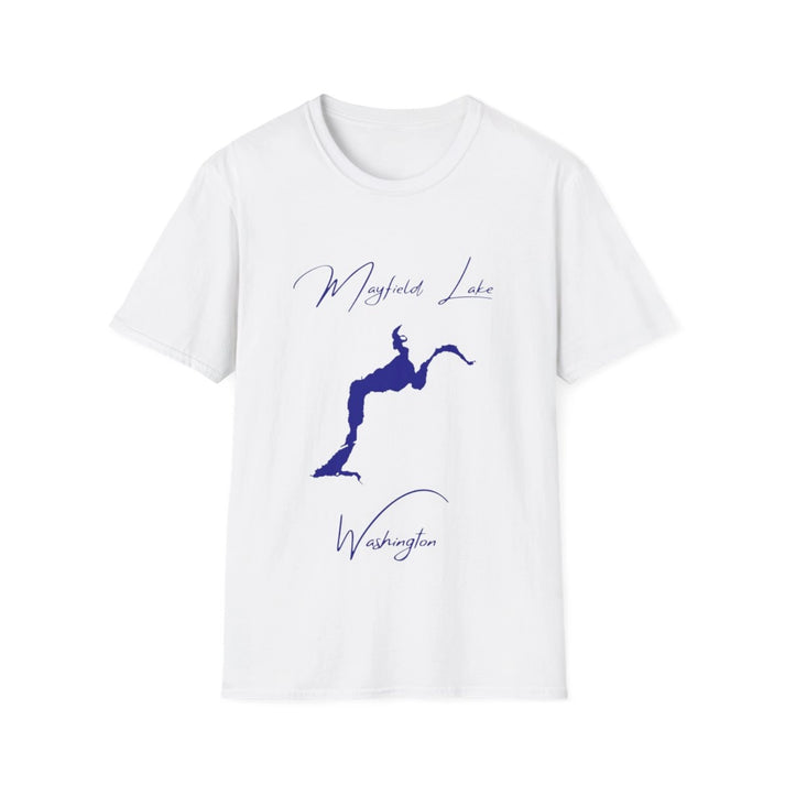 Washington  Mayfield  Lake  T-shirt  front  position  view  from  front  white.webp