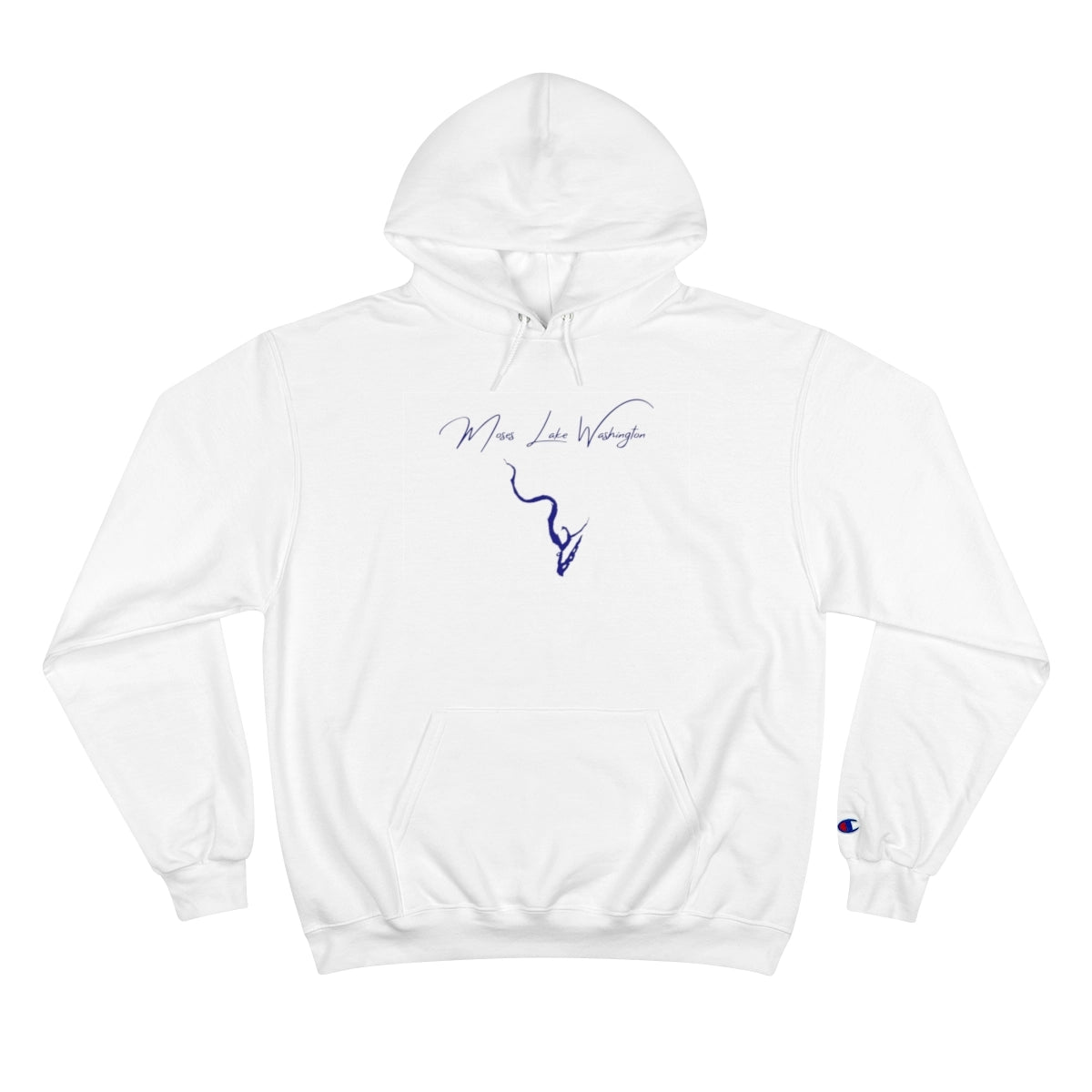 Washington  Moses  Lake  Hoodie  front  position  view  from  front  white.webp