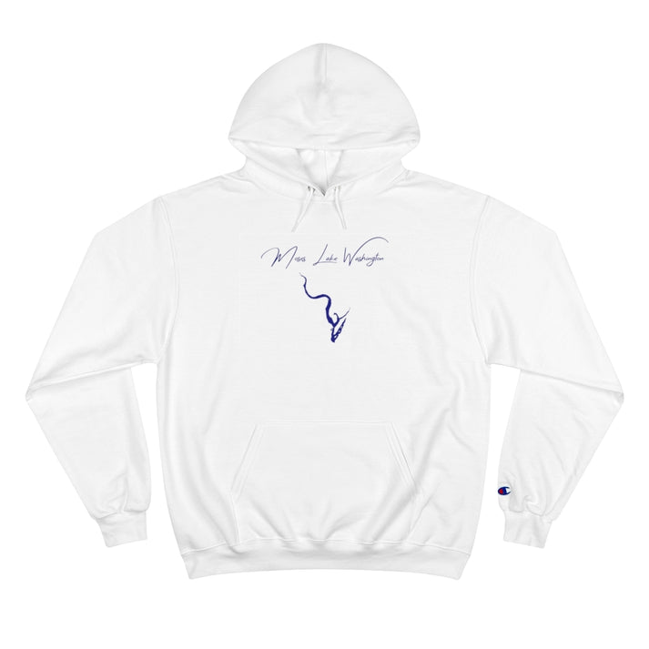 Washington  Moses  Lake  Hoodie  front  position  view  from  front  white.webp
