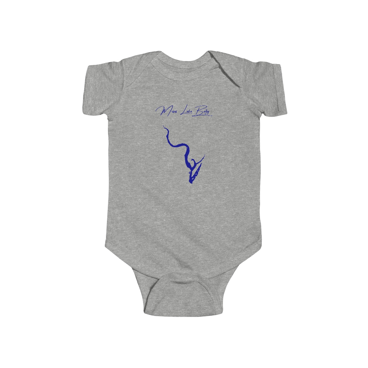 Washington  Moses  Lake  Onesie  front  position  view  from  front  heather.webp