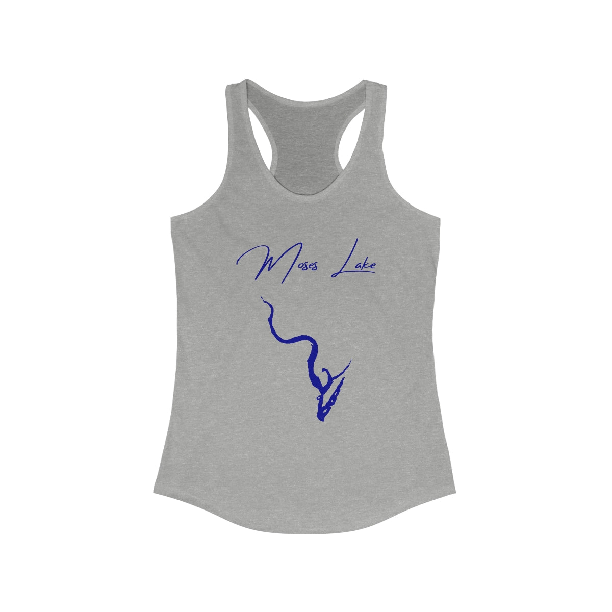 Washington  Moses  Lake  Racerback-Tank  front  position  view  from  front  heather  grey.webp