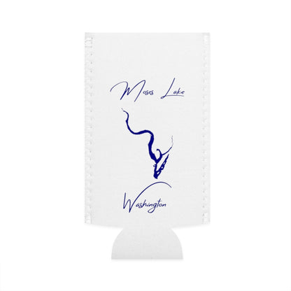 Washington  Moses  Lake  Slim  Can  Koozie  front  position  view  from  flat-front  white.webp