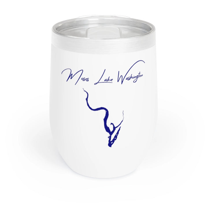 Washington  Moses  Lake  Wine  Tumbler  front  position  view  from  front  white.webp