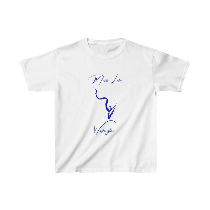 Washington  Moses  Lake  Youth  T-shirt  front  position  view  from  front  white.webp