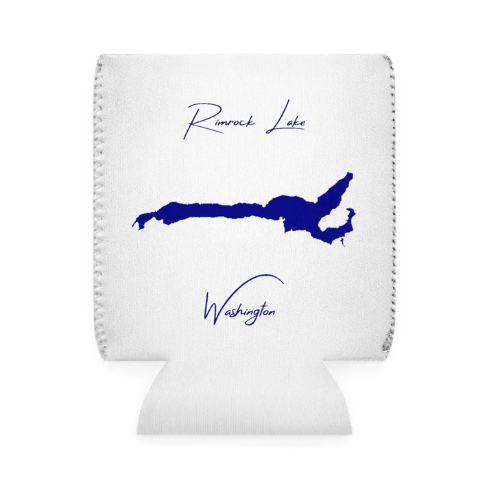 Washington  Rimrock  Lake  Can  Koozie  front  position  view  from  front-1  white.webp