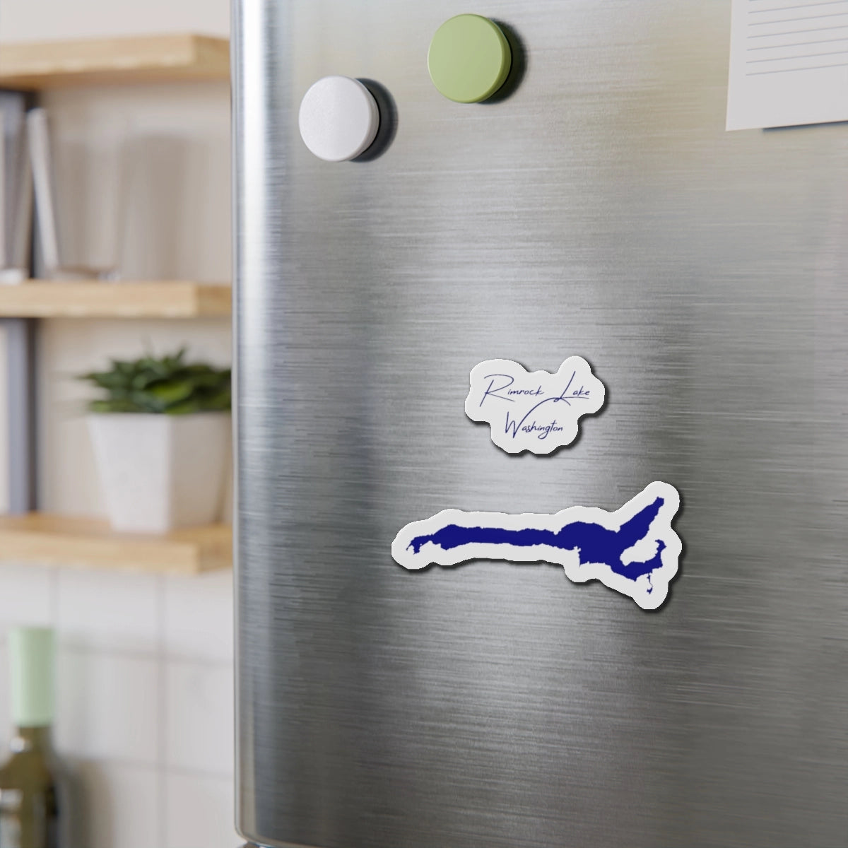 Washington  Rimrock  Lake  Die  Cut  Magnet  front  position  view  from  context-2  4  x  4.webp