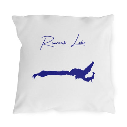 Washington  Rimrock  Lake  Outdoor  Pillow  front  position  view  from  front  18  x  18.webp