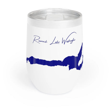 Washington  Rimrock  Lake  Wine  Tumbler  front  position  view  from  front  white.webp