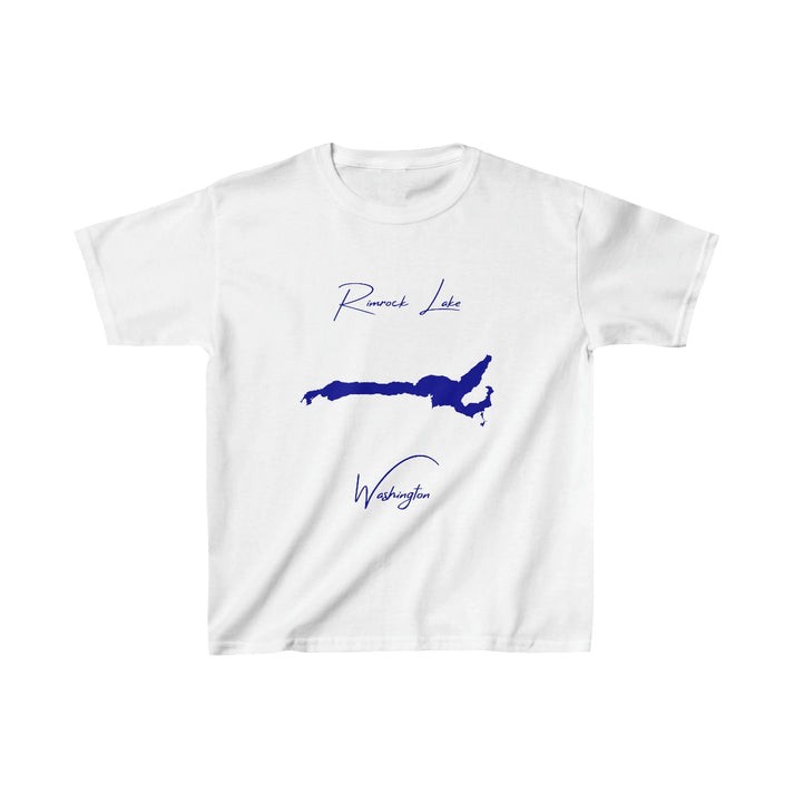 Washington  Rimrock  Lake  Youth  T-shirt  front  position  view  from  front  white.webp
