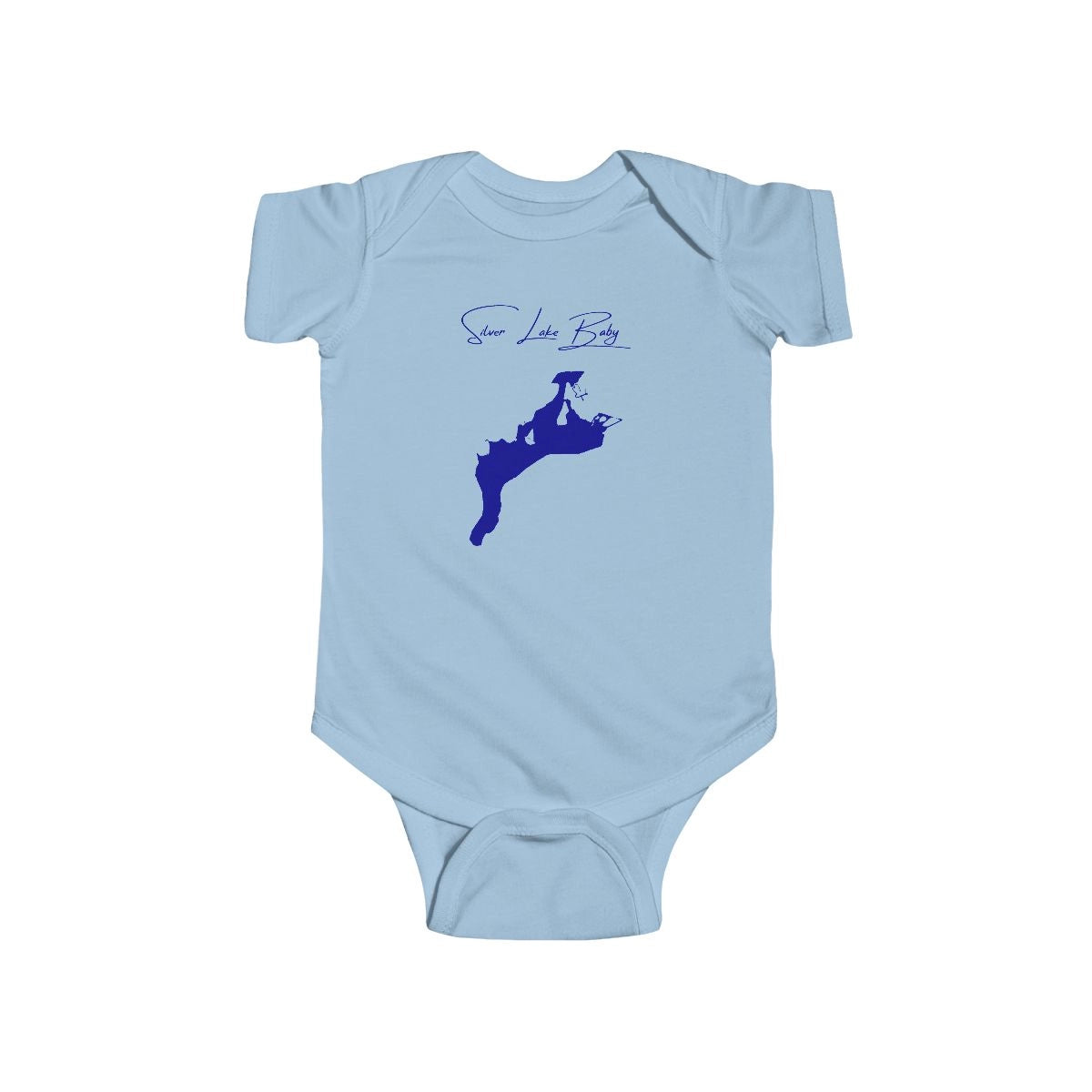 Washington  Silver  Lake  Onesie  front  position  view  from  front  light  blue.webp