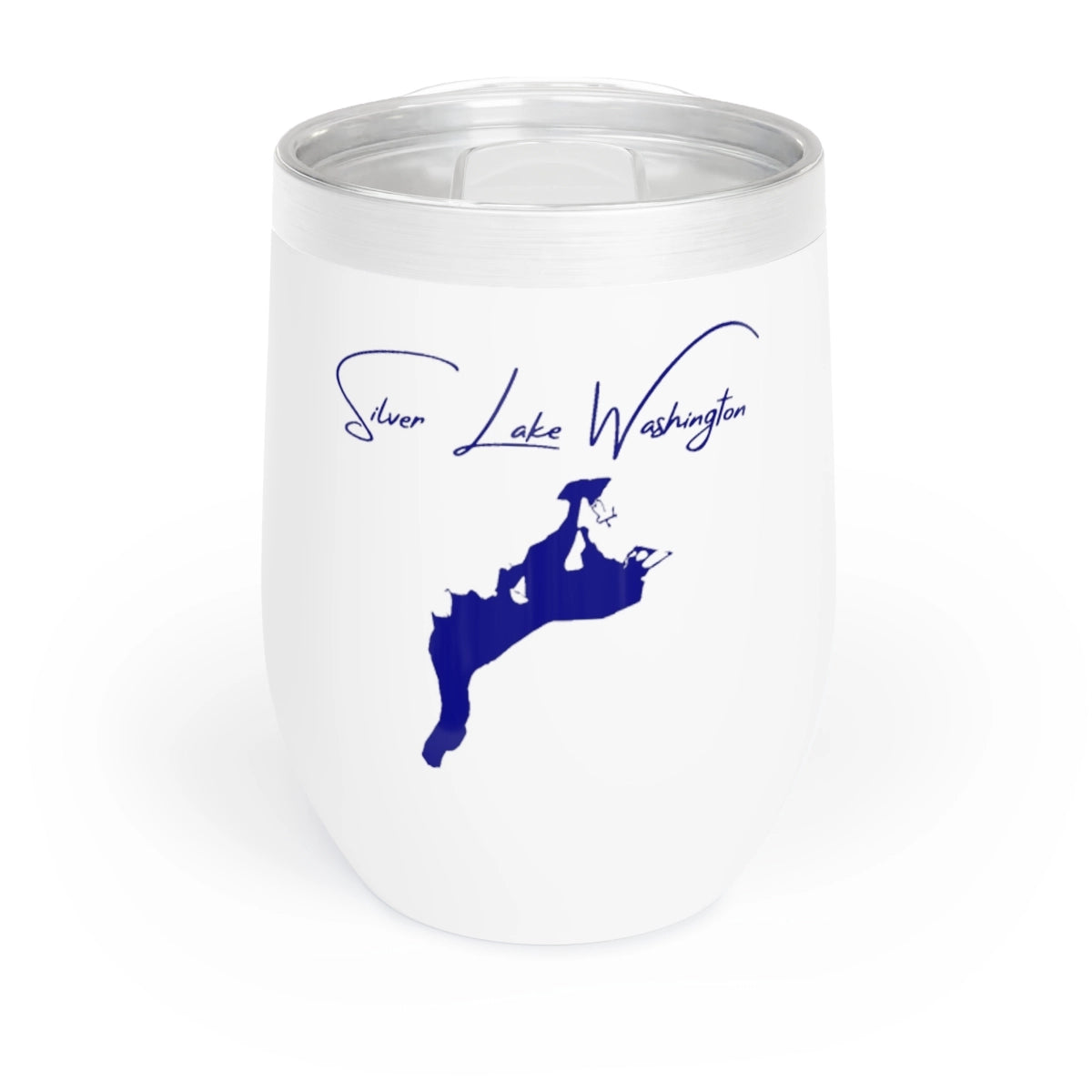 Washington  Silver  Lake  Wine  Tumbler  front  position  view  from  front  white.webp