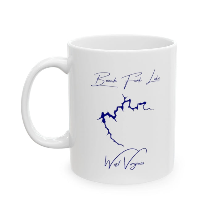 West  Virginia  Beech  Fork  Lake  Ceramic  Mug  other  position  view  from  left  11oz.webp