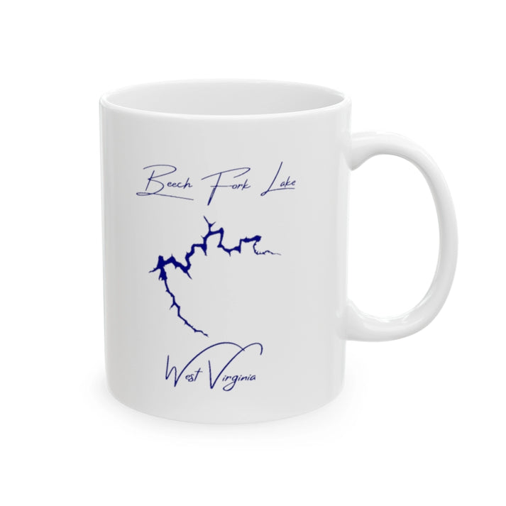 West  Virginia  Beech  Fork  Lake  Ceramic  Mug  other  position  view  from  right  11oz.webp