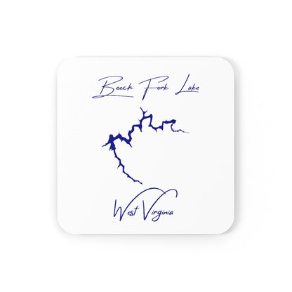 West  Virginia  Beech  Fork  Lake  Coaster  Set  front  position  view  from  front  3.75  x  3.75.webp