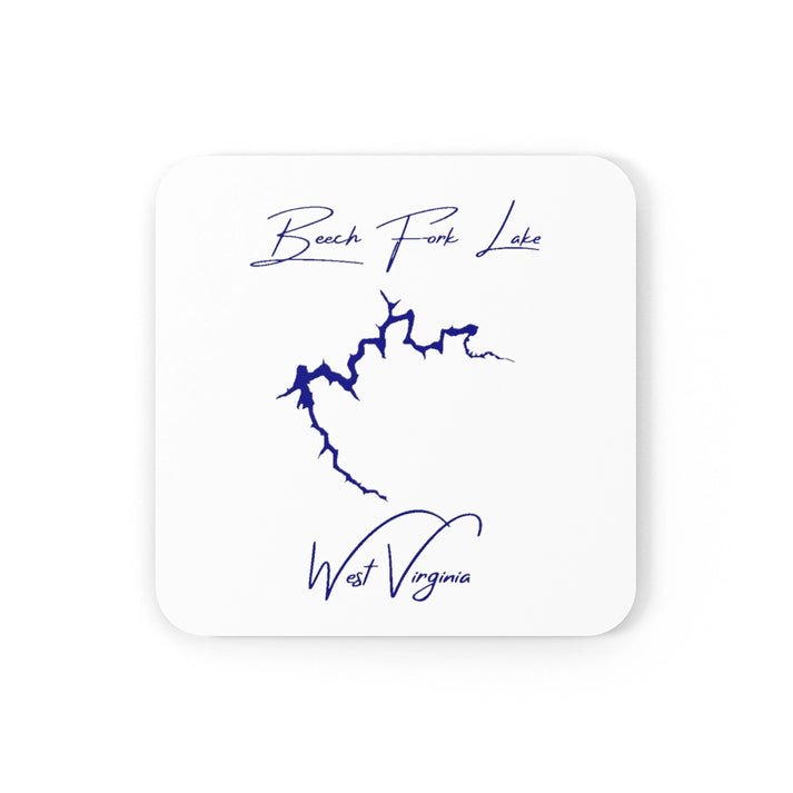 West  Virginia  Beech  Fork  Lake  Coaster  Set  front  position  view  from  front  3.75  x  3.75.webp