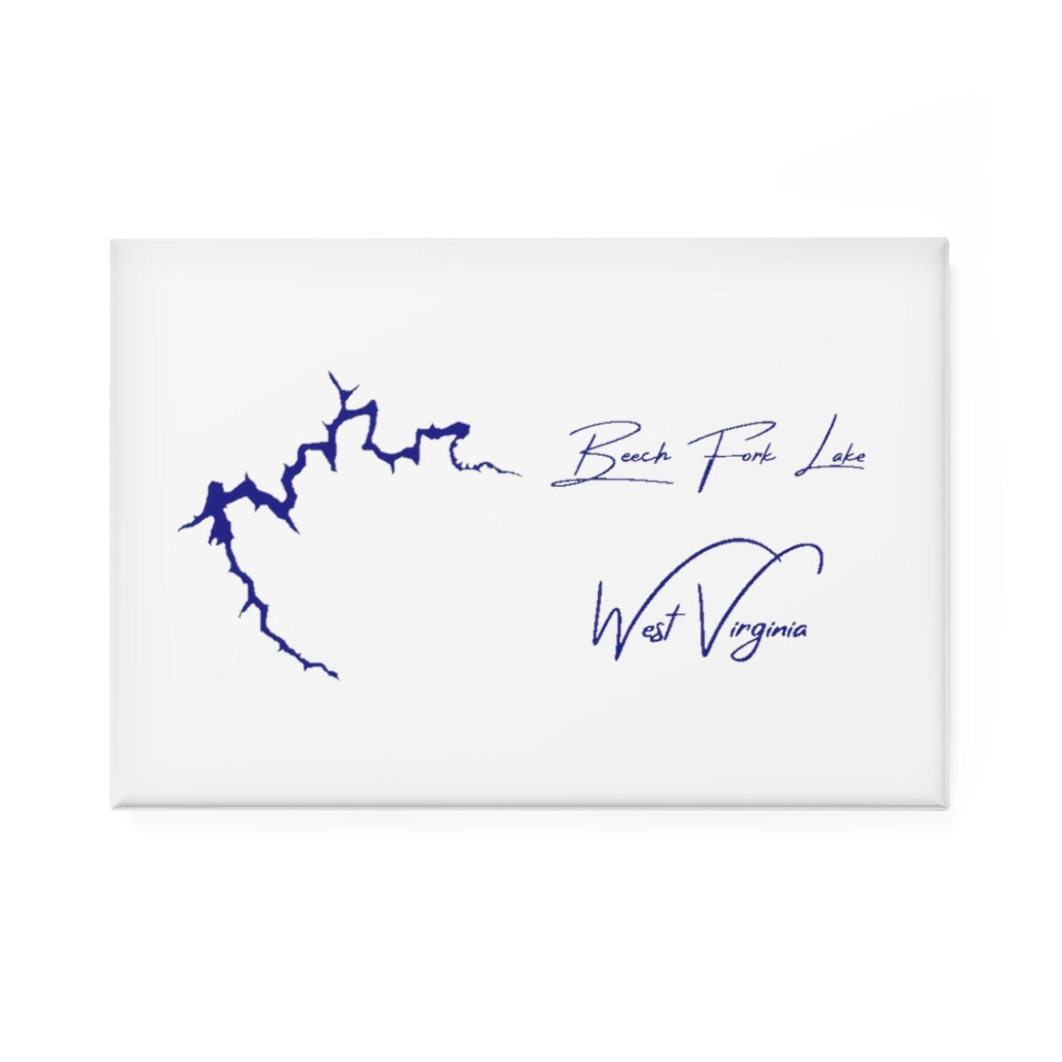 West  Virginia  Beech  Fork  Lake  Magnet  front  position  view  from  front  2  x  3.webp