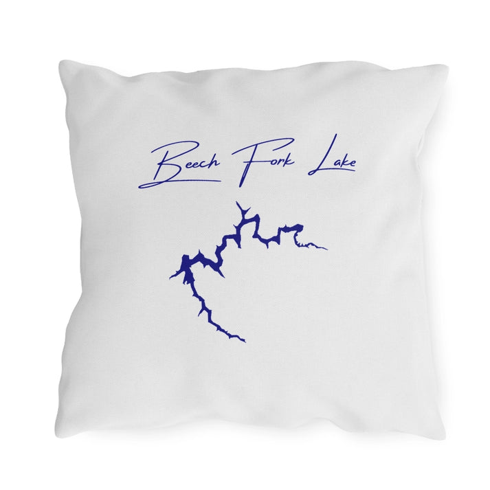 West  Virginia  Beech  Fork  Lake  Outdoor  Pillow  back  position  view  from  back  18  x  18.webp