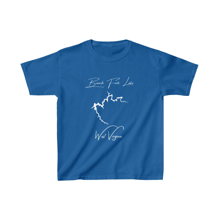 West  Virginia  Beech  Fork  Lake  Youth  T-shirt  front  position  view  from  front  royal.webp