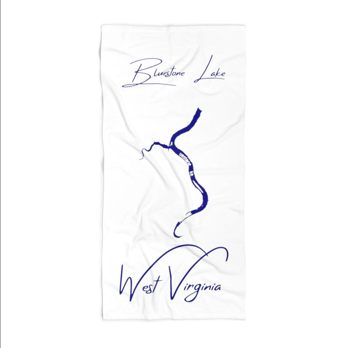 West  Virginia  Bluestone  Lake  Beach  Towel  front  position  view  from  front  36  x  72.webp